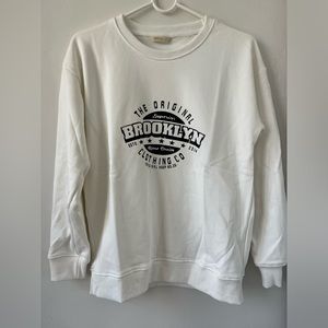 Women fun creative oversized sweatshirt size medium